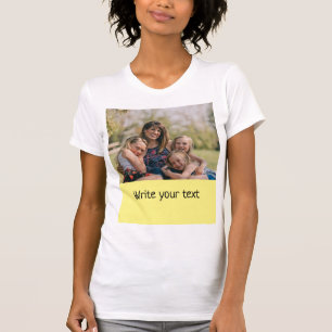 simple minimal add your text photo christmas T-S T-Shirt