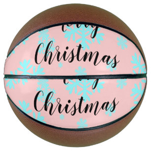 simple minimal add your text photo merry christmas basketball