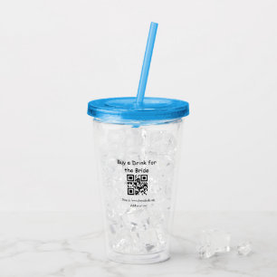 Simple minimal bachelorette buy a bride drink barc acrylic tumbler