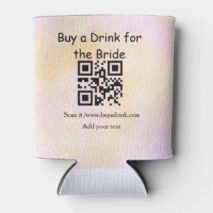 Simple minimal bachelorette buy a bride drink wate can cooler