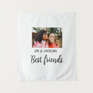 simple minimal best friends name add photo text le tapestry