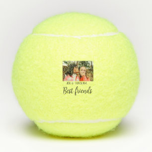 simple minimal best friends name add photo text le tennis balls
