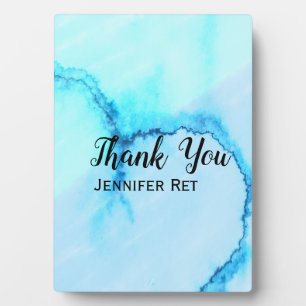 simple minimal black calligraphy thank you add nam plaque