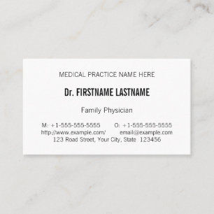 Simple, Minimal Business Card