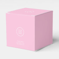 Simple Minimal Business Company Logo Pink