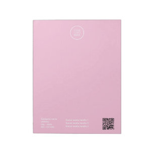Simple Minimal Business Qr Code Logo    Corporate  Notepad