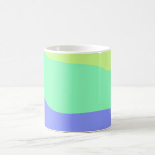 Simple minimal colourful abstract add your text ce coffee mug
