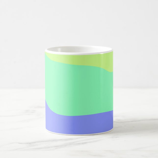 Simple minimal colourful abstract add your text ce coffee mug (Center)