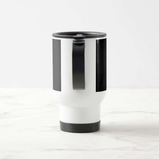 Simple minimal colourful abstract add your text ce travel mug (Handle)