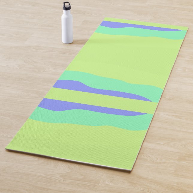 Simple minimal colourful abstract add your text ce yoga mat (In Situ)
