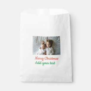 Simple minimal colourful add your name text image favour bags