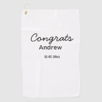 Simple minimal congrats add name date year graduat
