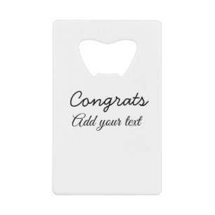 Simple minimal congratulations graduation add your