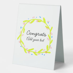 Simple minimal congratulations graduation add your