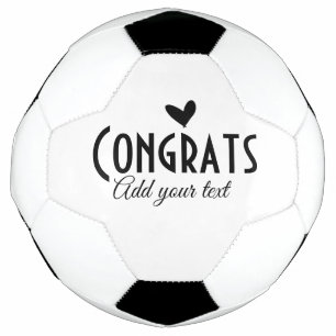 Simple minimal congratulations graduation add your football