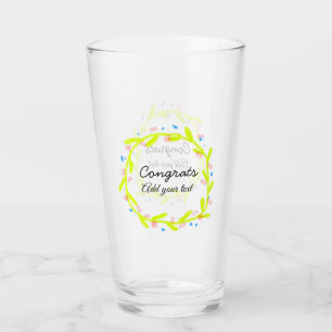 Simple minimal congratulations graduation add your glass