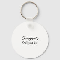Simple minimal congratulations graduation add your