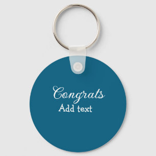 Simple minimal congratulations graduation add your key ring