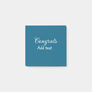 Simple minimal congratulations graduation add your post-it notes