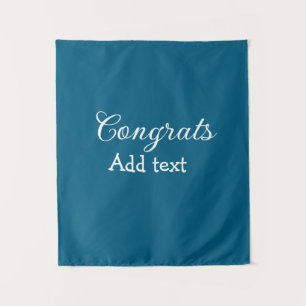Simple minimal congratulations graduation add your tapestry