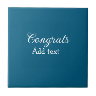 Simple minimal congratulations graduation add your tile