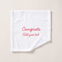 Simple minimal congratulations graduation add your