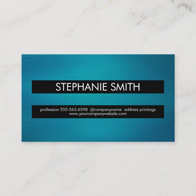 Simple Minimal | Corporate Business Card (Front)