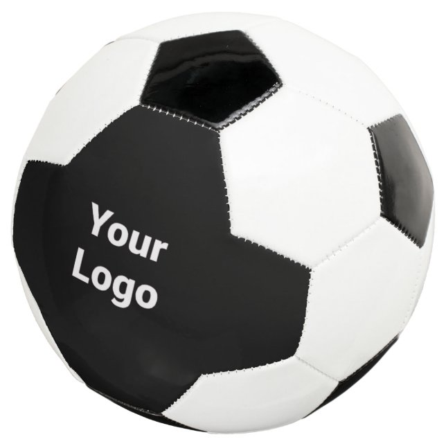 simple minimal custom add your logo address websit football (Three Quarter)