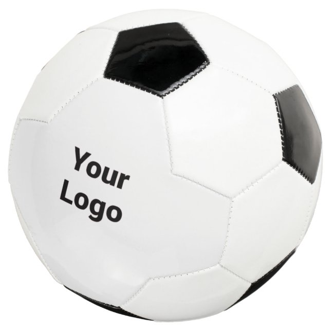simple minimal custom add your logo address websit football (Three Quarter)
