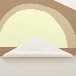 simple minimal custom add your logo address websit sherpa blanket