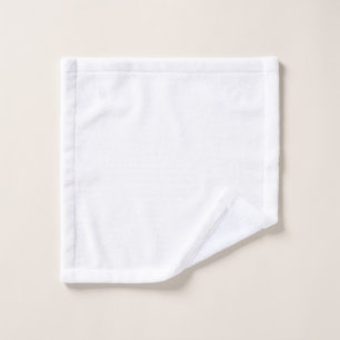 simple minimal custom add your logo address websit wash cloth