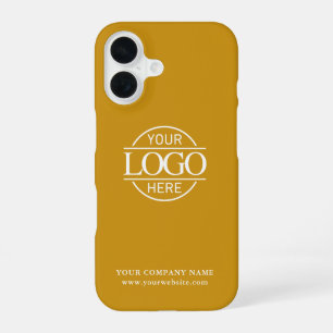 Simple Minimal Custom Business Company Logo iPhone 16 Case