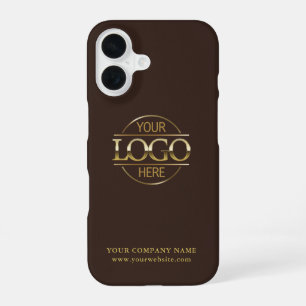 Simple Minimal Custom Business Company Logo iPhone 16 Case