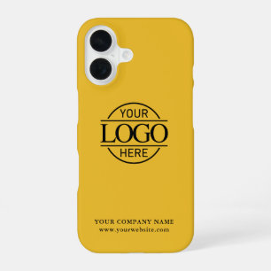 Simple Minimal Custom Business Company Logo iPhone 16 Case