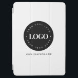 Simple Minimal Custom Logo & Text Business Company iPad Air Cover<br><div class="desc">Promote your business with this cool iPad cover,  featuring custom logo & text! Easily add your own logo by clicking on the "personalise" option.</div>