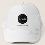 Simple Minimal Custom Logo & Text Business Staff Trucker Hat<br><div class="desc">Promote your business with this cool trucker hat,  featuring custom logo & text! Easily add your own logo by clicking on the "personalise" option.</div>