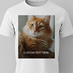 Simple Minimal Custom Personal Photo Gift T-Shirt