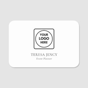 Simple Minimal Custom Promo Logo Planner Name Tag