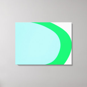 simple minimal custom watercolor add logo website canvas print