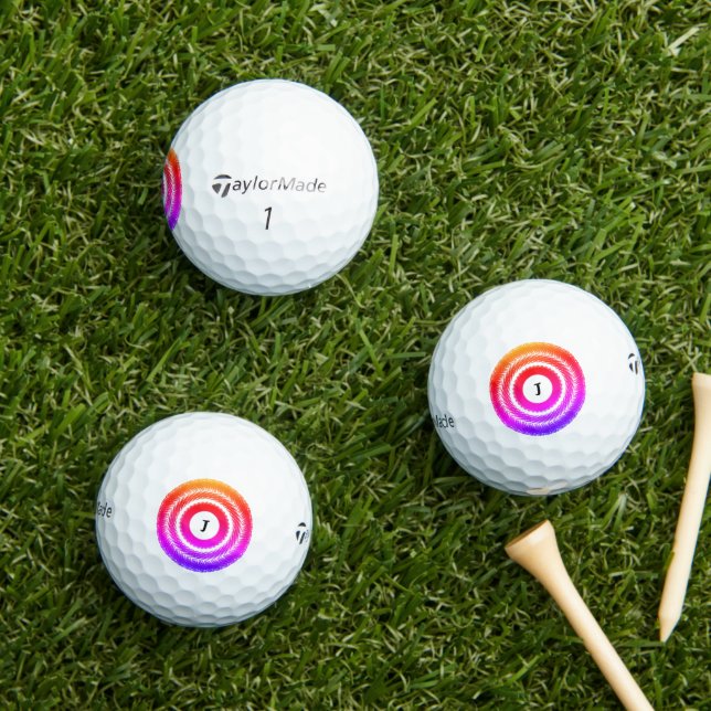 simple minimal custom watercolor add logo website  golf balls (Insitu Grass)