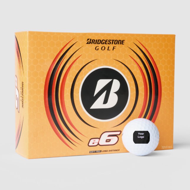 simple minimal custom watercolor add logo website  golf balls (Packaging)