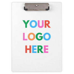 Simple Minimal Customizable Company Logo Corporate Clipboard