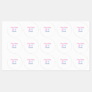 SIMPLE MINIMAL.CUTIE ADD NAME BABY happy birthday