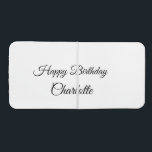 SIMPLE MINIMAL.CUTIE ADD NAME BABY happy birthday  Beer Pong Table<br><div class="desc">Design</div>