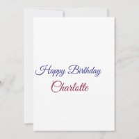 SIMPLE MINIMAL.CUTIE ADD NAME BABY happy birthday 