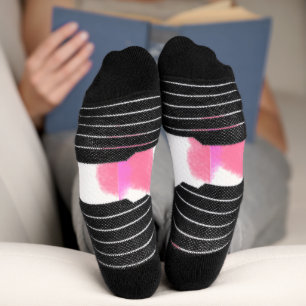 SIMPLE MINIMAL.CUTIE ADD NAME BABY letter Throw Pi Socks