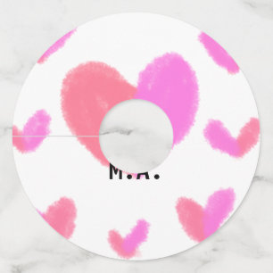 SIMPLE MINIMAL.CUTIE ADD NAME BABY letter Throw Pi Wine Glass Tag