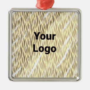 Simple minimal elegant add photo name text custom metal tree decoration