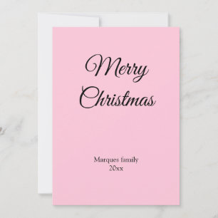 Simple minimal elegant add your text christmas car