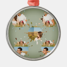 Simple minimal elegant custom circle photo collage